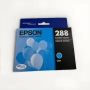 Epson 288 Blue T288220 DURABrite Ultra Cyan Standard Capacity Cartridge Ink