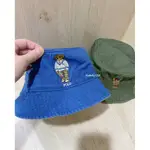 免運✨台灣現貨✨美國🇺🇸POLO RALPH LAUREN專櫃POLO刺繡 熊🐻斜紋 棉質 漁夫帽 休閒帽BUCKET