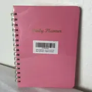 Daily Planner Organizer Undated Pink Task List Spiral Bound Notebook