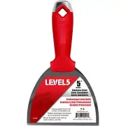 LEVEL5 5" Drywall Putty Knife - Stainless Steel, Composite Handle | 5-505