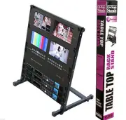 OnStage 12U Open Rack Mount Stand for Production Studio Monitor Mixers Switchers