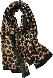 [VALICLUD] Women Beach Scarf Leopard Print Scarf Summer Scarf Women Leopard Scarf Windproof Scarf Shawl for Women Scarf Headband Scarfs for Women Scarf Shawl Scarves for Women Ladies Scarf