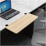 Desk Extender Shelf White for Keyboard Table Extender Side 90° Folding Desk Extender Clamp On 17.5 52 65 75cm (Color : F, Size : 75x25cm)