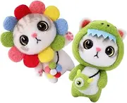 Ciieeo Cat Interactive Toy Felting Kit for Beginners DIY Felting Kit Adorable Cat for Adults Boys and Girls