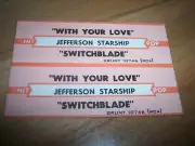 2 Jefferson Starship With Your Love / Switchblade Jukebox Title Strips