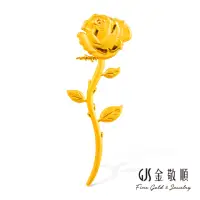 在飛比找momo購物網優惠-【GJS 金敬順】黃金紅包袋-母親節玫瑰花(母親節經典黃金紅