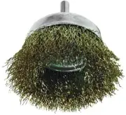 WIRE CUP BRUSH, 3", 1/4" SHANK, ACCESSORY TYPE WIRE BRUSH, FOR U FOR HILKA TOOLS