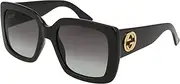 [Gucci] GG0141SN Black/Grey Shaded 53/20/140 women Sunglasses