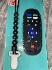 Teething Toys for Babies 6-12 Months, Soft Silicone Remote Control Teether for B