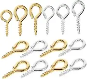 CHILDWEET Jewelry Making Eyelets Eye Pin Screw Set DIY Small Eyelets for Crafts Earring Hooks Metal Eye Stylish and Sturdy