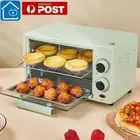 12L 600W Electric Oven Grill Toaster Bake Compact Oven Timer Breakfast Maker AUS
