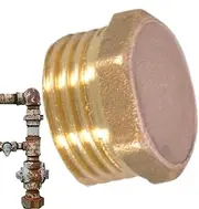 Thread Pipe Plug | Outer Hex Thread Socket Pipe Plugs,Water Pipe Plug, Blanking Plug Fitting, Portable Port Plug for Brass Socket Fitting Manifold Nut
