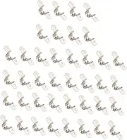 Mipcase 66 Pcs Tube Clamp Heavy Duty Rigid Strap Clips for Secure Fastening Various Surfaces Durable and Corrosion Resistant