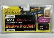 1993 Tiger Quiz Wiz Cartridge & Book 1001 Ripley's Questions Believe It or Not