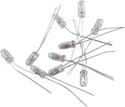 10/20/30/50pcs Mini Indicator Bulb 3mm/4mm/5mm Lamp Light Bulb Incandescent Filament Rice Bulb 1.5V 2V 3V 6V 9V 12V 24V(4mm9V,10pcs)
