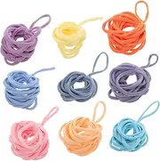 180pcs Boys and Girls Weaving Loom Refill Loops Elastic Potholder Loom Loops Set for Boys and Girls