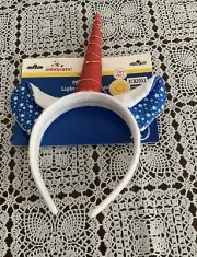 Patriotic Dog Light Up Headband Unicorn Horn Style One Size Fits Most Brand New