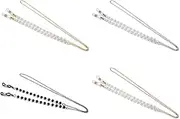 [Generic] 4 PCS Glasses Chains, Beaded Eyeglass Chains Spectacle Chain Sunglasses Chain Reading Glasses Bead Glasses Strap Chains Eyewear Chain for Glasses Women with Anti-Skid Ear Hooks