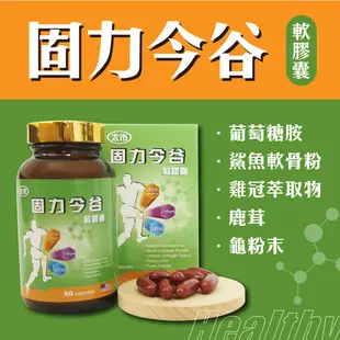 【太市生技】固力今谷食品軟膠囊60粒-美國進口鯊魚軟骨素膠原蛋白配方 (4折)