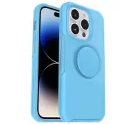 OtterBox Apple iPhone 14 Pro Otter + Pop Symmetry Series Case - You Cyan This? (Blue) (77-88802)