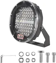 Atelierate 7 Inch 300W Offroad LED Work Light Bar White+Amber, Round Spotlight Car Work Lamp for Truck 4WD ATV UTV SUV