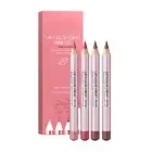 4 Pcs Matte Lipstick Lip Liner Pastes Waterproof Lip Liner Pencil Set for Daily
