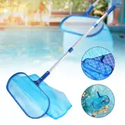 Pool Skimmer Leaf Rake Net With Pole Cleaning Swimming Pool Fine Mesh Netting