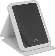 Travel Makeup Mirror with Light - Travel Vanity Mirror,3 Colors Light Modes, Touch Control Rechargeable LED Glass for Women Girls