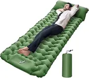 Inflatable Sleeping Pad for Camping | Backpacking Sleep Mat | Self-Inflating Airbed Mattress Lightweight Compact for Camping Outdoor Travel Backpacking Tent