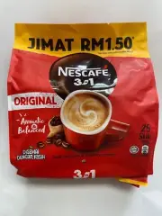Nestle Nescafe Original 3 in 1 Coffee 25 Sticks Instant Coffee