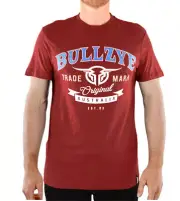 Bullzye Men's Divide Tee Red