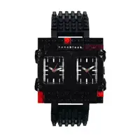 在飛比找PChome24h購物優惠-【nanoblock】自由組藝系列樂高積木錶-黑/TVL-0