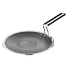 Bergner Hitech Triply Stainless Steel Non Stick Roti Tawa, 26 cm- Free Delivery
