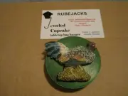 JC Table Counter Bar Top Bag Purse Hook Hanger " lil rooster " COA