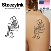 SteezyInk temporary tattoo Knowledge Nurturer last upto 2 weeks 2 x 4 inch
