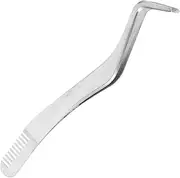 Beavorty Professional Eyelash Tweezers with Built Comb Stainless Steel False Eyelash Applicator Tool Eye Friendly Design for Weddings Events