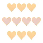 Hearts Patches Wheat Iron-On Patch Sew Embroidered 2.8 x 2.68 Inch 10Pcs