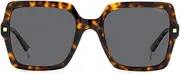 [Polaroid] Women's PLD 4165/S/X Sunglasses, Havana, 55 mm