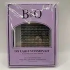 B&Q Augen DIY Eye Lash Extension Kit for Beginners 280 Piece Individual Lashes