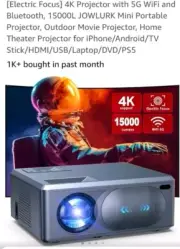Jowlurk Mini Projector