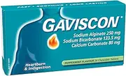 Gaviscon Chewable Peppermint Heartburn & Indigestion Relief Tablets (Count of 24)