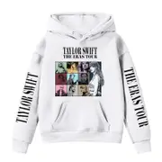 Taylor Swift Taylor Swift surrounding print boys and girls casual hooded sweatshirt-24 924-WT-Pattern 4 140cm