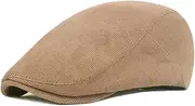 [Generic] Men Soft Cotton Golf Driving Beret Cabbie Hat Newsboy Cap