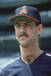 Mike Witt California Angels looks on prior to the start of a Baseball 1988 Photo