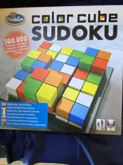 new. SUDOKU ThinkFun Color Cube Brain Game Concentration