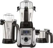 Hamilton Beach Juicer Mixer Grinder, 1400W, 2.2 Peak HP, Stainless Steel, 13 Program Settings, Leakproof Jars, Universal Blade, Safety Features, Ideal for Indian Cooking & Blending - 58770-SAU