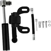 MAGICLULU 1Set Mini High Pressure Bike Inflator Kit Portable Air Pump for Bikes Basketballs Soccer Balls Durable Design for Outdoor Adventures Easy to Use with Multiple Nozzles