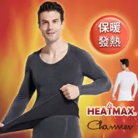 在飛比找momo購物網優惠-【Charmen】男性塑身衣 發熱衣 日本東麗HEATMAX
