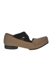 square-toed flats 39 Brown