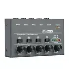 LowNoise 4Channel Line Mixer DX400 Stereo Mixer DJ Mixer Small Mixer